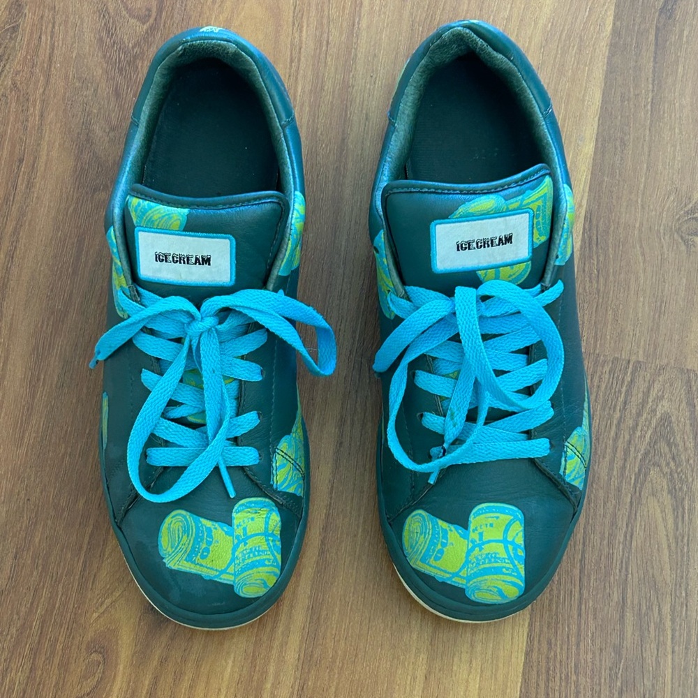 Get Ice Cream Women's Green Sneakers #4491 of 5500 made